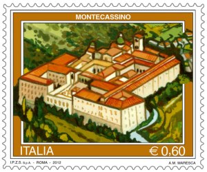 Francobollo Montecassino